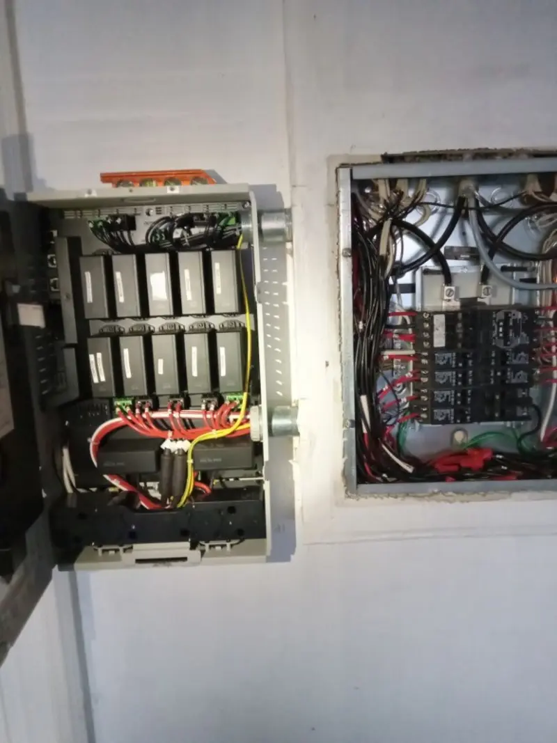 Electrical panel upgrade completed for Security Camera Wiring in Amenia